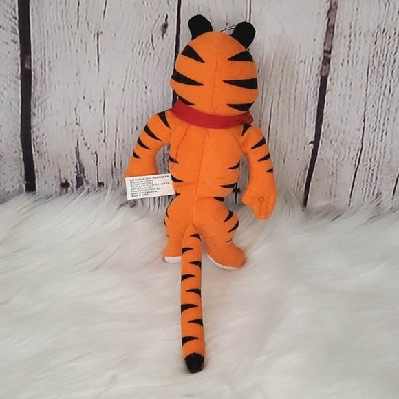 Authentic 90s Vintage Tony the Tiger Kellog Frosted Flakes 8" Stuffed Plush 1997 - Picture 6 of 10